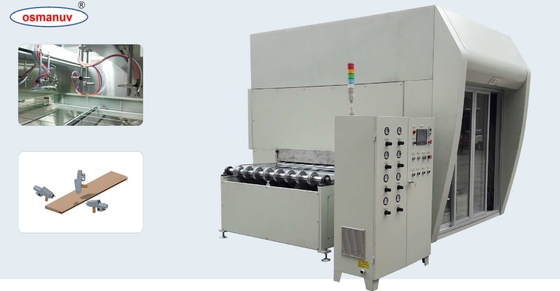 สําหรับแผ่นเหล็ก แคลเซียมซิลิเคตบอร์ด 4.6KW แรงไฟฟ้า เครื่องสเปรย์เคลือบสําหรับเคลือบยาวขนาดที่กําหนดเอง
