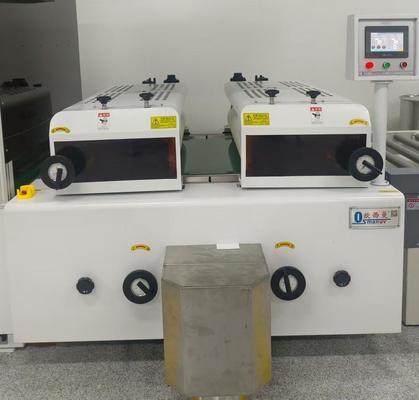 เครื่องเคลือบสองม้วนความแม่นยําความเร็วสูงสําหรับเคลือบแบบเรียบร้อยบนแผ่นขนาดใหญ่, แผ่นโลหะและกระจก