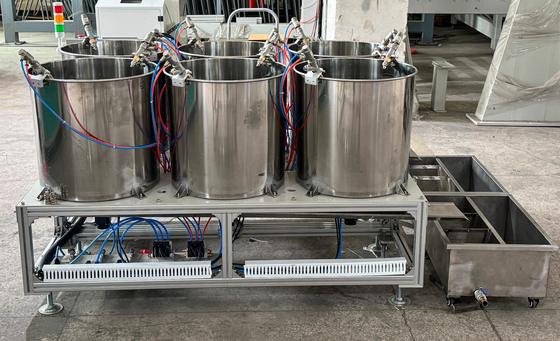 Fully Automated 6-Station Spin Coating Machine for Pulp Molded Products - High Efficiency Internal Coating Solution