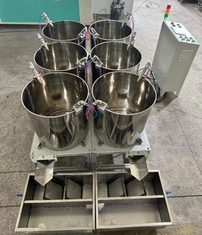 เครื่องเคลือบถ้วยขวดใยสําหรับอุณหภูมิสูง น้ําร้อน กันน้ํามันร้อน เครื่องเคลือบหมุนหกสถานี สําหรับกระดาษไม้ยาง