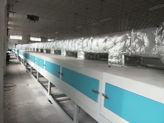 สายการแห้งและเคลือบหมุนด้วยก๊าซธรรมชาติสําหรับบอร์ดใยซีเมนต์และบอร์ดแคลเซียมคาร์บอเนต