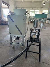 เครื่องเคลือบแม่พิมพ์เยื่อกระดาษแบบเป็นมิตรต่อสิ่งแวดล้อมสำหรับการเคลือบสารชีวภาพบนผลิตภัณฑ์จากเส้นใยฟางและไม้ไผ่