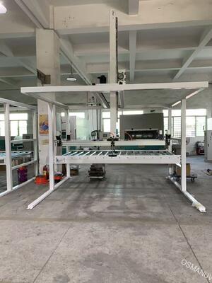 หุ่นยนต์โครงสำหรับตั้งสิ่งของสำหรับงานหนักสำหรับการจัดการแผงและแม่พิมพ์เยื่อกระดาษ | ระบบอัตโนมัติการขนถ่าย/ขนถ่ายสินค้าที่มีน้ำหนักบรรทุกสูง