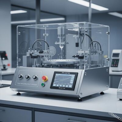 เครื่องขึ้นรูปเยื่อกระดาษแบบสถานีเดียวสำหรับงานวิจัยและพัฒนา (R&D) พร้อมการเคลือบแบบหมุนเหวี่ยงที่แม่นยำ