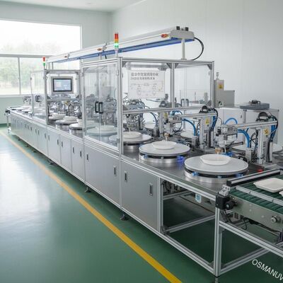 24 สถานที่ อัตโนมัติ สปิน การเคลือบสายสําหรับ กันน้ํา ผง molded tableware การเคลือบ