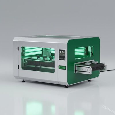 เครื่องบ่ม UV หลอดประหยัดพลังงาน 9.7KW, เครื่อง LED Uv สีเขียว 15m / นาที