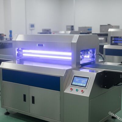 W300mm เครื่องฉายรังสี UV คลื่นแสง / เครื่องบ่ม UV 10 ม. / นาที