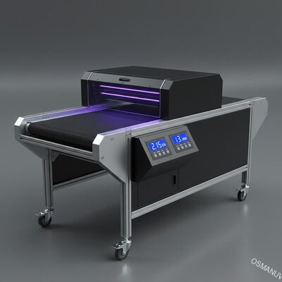 2.15KW 13m / นาทีทันทีสีดำ Led Uv Curing Conveyor ระบบ