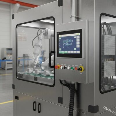 PLC HMI ระบบควบคุม เครื่องเคลือบสเปรย์สําหรับอุตสาหกรรม