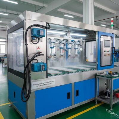 เครื่องเคลือบสเปรย์ Mitsubishi Servo Motor สำหรับแผ่นใยไม้อัดซีเมนต์