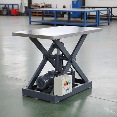 ยกสูง 2.2KW ลิฟท์ไฮดรอลิกขนาดเล็กตารางประเภท 1800mm
