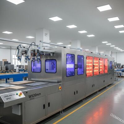 เครื่องเคลือบสเปรย์ UV เครื่องอบแห้งอินฟราเรดโรงงาน W920mm 5m นาทีปรับระดับ Tec Spot