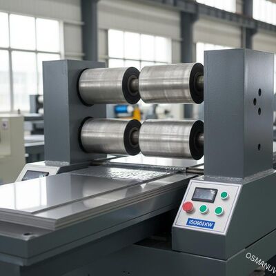 อุปกรณ์เคลือบลูกกลิ้ง ISO9001 5KW พร้อมแผ่นเหล็ก 1.5 มม