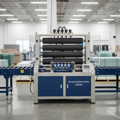 L300mm 20m / Min Roller Coating Equipment สำหรับ Glass Magnesium Board