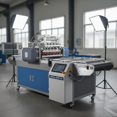 แผ่นเหล็ก 1.5 มม. 2.2KW สายพานลำเลียงดิจิตอลสปอต Uv Reverse Roll Coater