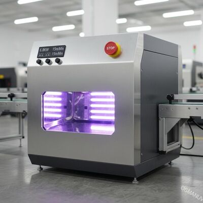 6.8KW 15m / นาทีสวิตช์หยุดเครื่องบ่ม UV แบบสะท้อนแสง / ระบบบ่มนำ Uv