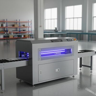 แผ่นรีดเย็น 1.5 มม. UV LED Curing Machine ความกว้างของแสง 650 มม. สำหรับการพิมพ์
