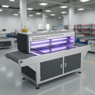 แผ่นรีดเย็น 1.5mm Uv กระบวนการบ่มเครื่อง 650mm ความกว้างการรับแสง