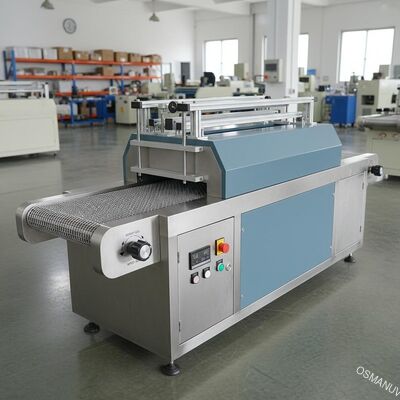 เครื่องบ่ม UV แบบปรับความสูงได้ 3 เมตร / นาทีความกว้างของตาข่ายลำเลียง 480 มม