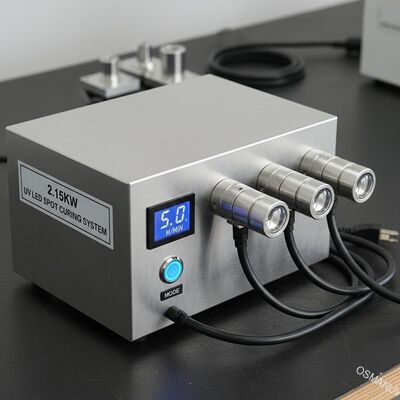 5m / นาที 2.15KW ระบบบ่มเฉพาะจุด Uv พร้อมแผ่นรีดเย็น 1.5 แผ่น
