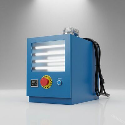 380V 50HZ Blue 55KW Uv Light Curing System สวิทช์ฉุกเฉิน