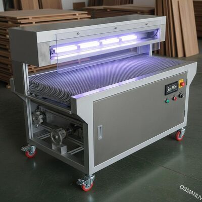 ความกว้างของตาข่ายลำเลียง W400mm เครื่องบ่มพื้น Uv 3m / นาที
