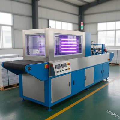 3m / นาทีความดันแคลเซียมซิลิเกตบอร์ดเครื่องบ่ม UV 410V 50HZ