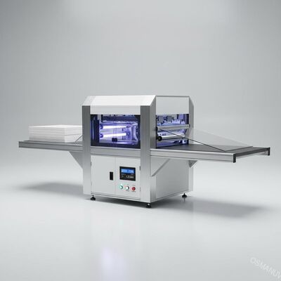 เครื่องเคลือบ UV LED สำหรับกระดานอะคริลิค / พลาสติกแคลเซียมซิลิเกต