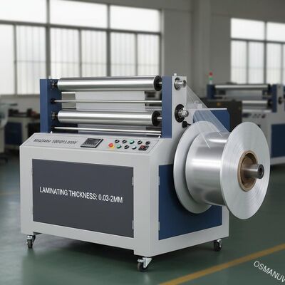 หนา laminating 0.03-2mm เครื่อง laminating ผนังที่มีเส้นผ่าตัด 1000 มม