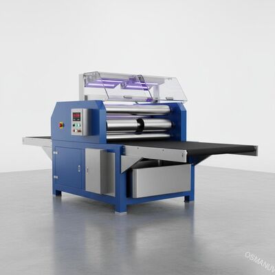 เครื่องเคลือบ UV ม้วนคู่ความกว้าง 620 มม. 10KW สำหรับพื้น