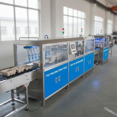 สายการผลิตพ่นสีเยื่อกระดาษ, เครื่องเคลือบยูวีเฉพาะจุด 380V 50HZ