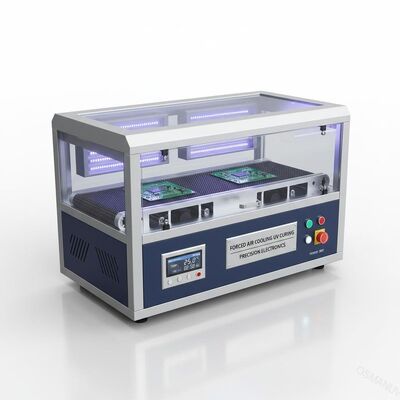 เครื่องบ่ม UV ระบายความร้อนด้วยอากาศบังคับ 380V สำหรับผลิตภัณฑ์อิเล็กทรอนิกส์ที่มีความแม่นยำ
