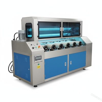 เครื่องเคลือบ Uv Roller 10m / นาที, เครื่องเคลือบและบ่ม Uv 3KW