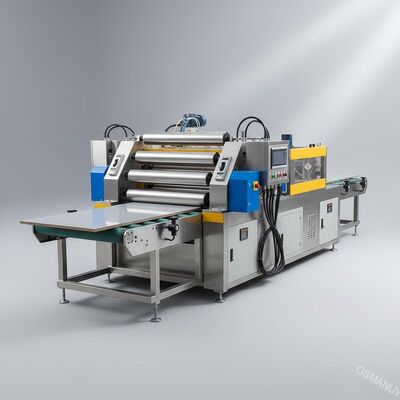 8KW Power Roller Coating Equipment สำหรับ PVC Floor Laminating Board
