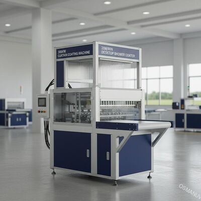 เครื่องเคลือบผ้าม่าน 380kw, เครื่องเคลือบฝักบัวตั้งโต๊ะ 20m / นาที