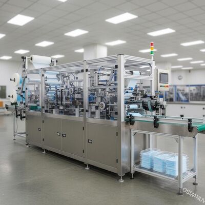 เครื่องทำมาสก์หน้าผ่าตัด ISO9001 20KW / สายการผลิตหน้ากากผ่าตัด