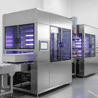 เครื่องเคลือบ UV แบบหมุนอัตโนมัติ 90deg สำหรับแผ่นใยไม้อัดซีเมนต์