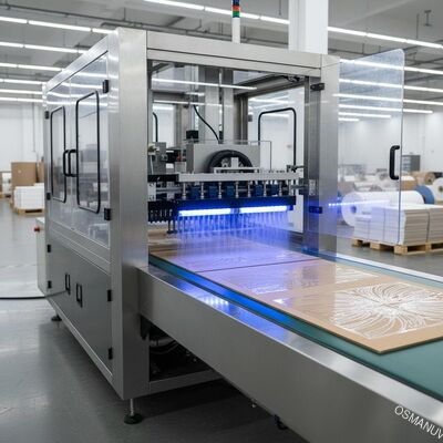 เครื่องเคลือบ UV Coater พ่นด้วยไฟฟ้าสถิตแบบลูกสูบ