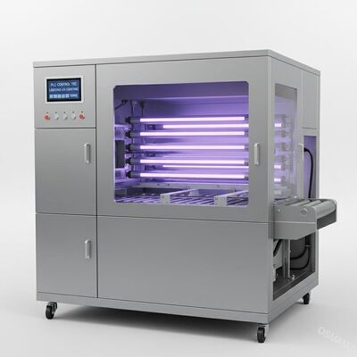 PLC ควบคุม Tec Lighting เครื่องเคลือบ UV 380VAC