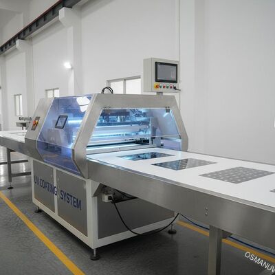 เครื่องเคลือบ UV เคลือบเงา PVC Conveyor Spot UV Machine ออฟไลน์เครื่องเคลือบ UV โรงงาน