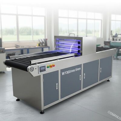 เครื่องเคลือบ UV ป้องกันความหนา / เครื่องบ่ม Uv W1300mm 6mm