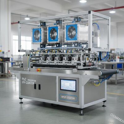 โปรแกรม PLC เครื่องเคลือบ Uv Roller Spot Coater