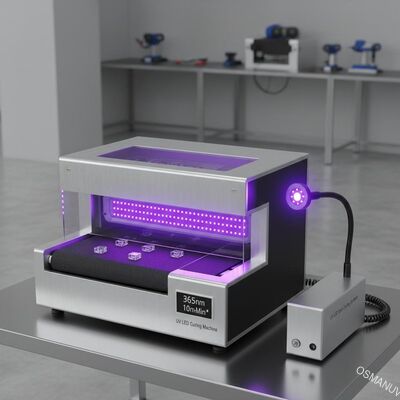 เครื่องบ่ม UV LED 365nm 10m / นาที, ระบบบ่ม UV Led Spot