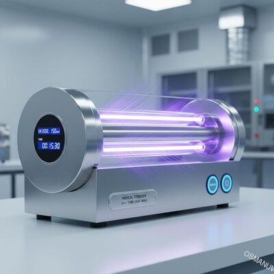 เครื่องฉายรังสี UV แบบคลื่นแสงหลอดสแตนเลสสำหรับอุปกรณ์การแพทย์
