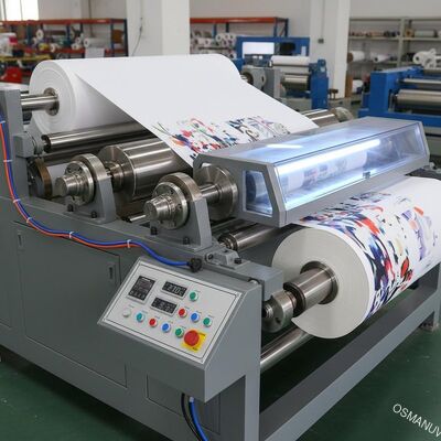 เครื่องกดความร้อนแบบม้วน 410V, เครื่องกดความร้อนแบบโรตารี่ UV ระเหิด