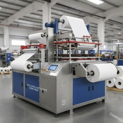 เครื่องถ่ายเทความร้อน UV Roll To Roll, เครื่องกดความร้อนแบบโรตารี่ 410V
