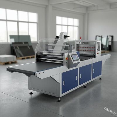 เครื่องเคลือบด้วยเครื่องตัดฟิล์มอัตโนมัติ UV Coater สำหรับกระจก, บอร์ด, แผ่นพีวีซี, หน้าจอแสดงผล