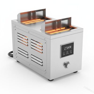 เครื่องแห้งอินฟราเรดเหล็กไร้สแตนเลส 2.5KW แนวทางการไหลของอากาศแนวราบแนวตั้ง