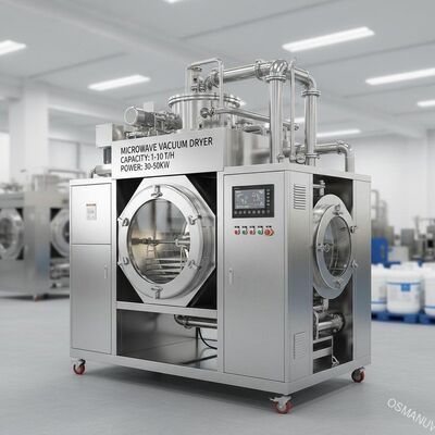 30-50KW อุปกรณ์แห้งแบบไมโครเวฟแบบที่กําหนดเอง ความจุ 1-10T/H