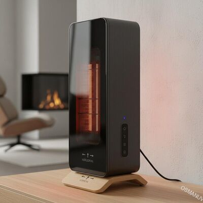 2อุปกรณ์ทําความร้อนด้วยอินฟราเรดขนาด.5KW พร้อมทิศทางการไหลของอากาศแนวราบ/แนวตั้งสําหรับการทําความร้อน